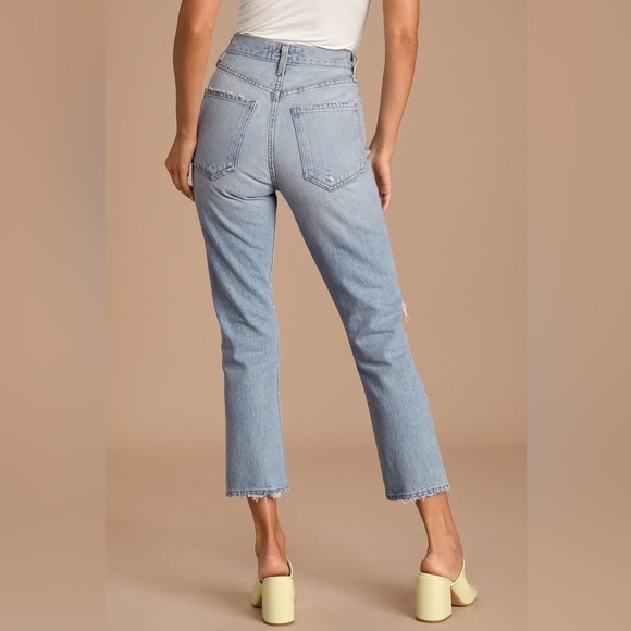 Agolde Riley High Rise Straight Leg Jeans- Size 26 - Picture 3 of 14
